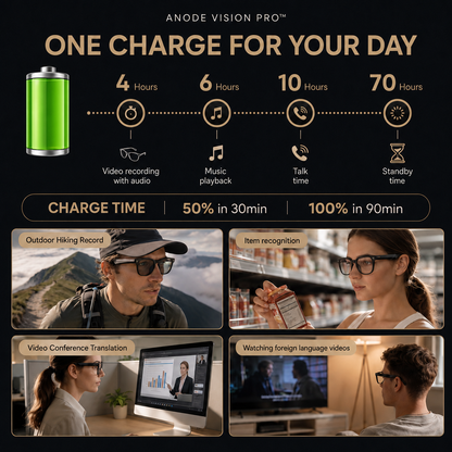 ANODE Vision Pro™ AI Glasses