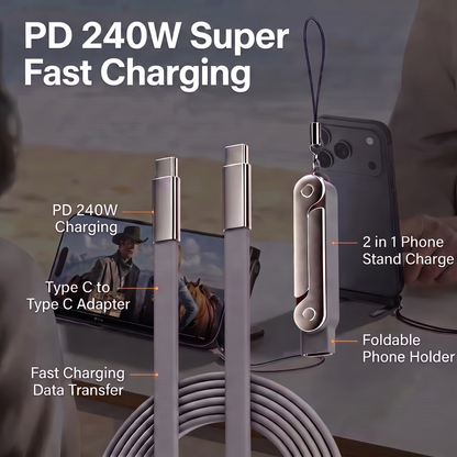 ANODE StandLite Pro™ 240w USB-C Charging Cable